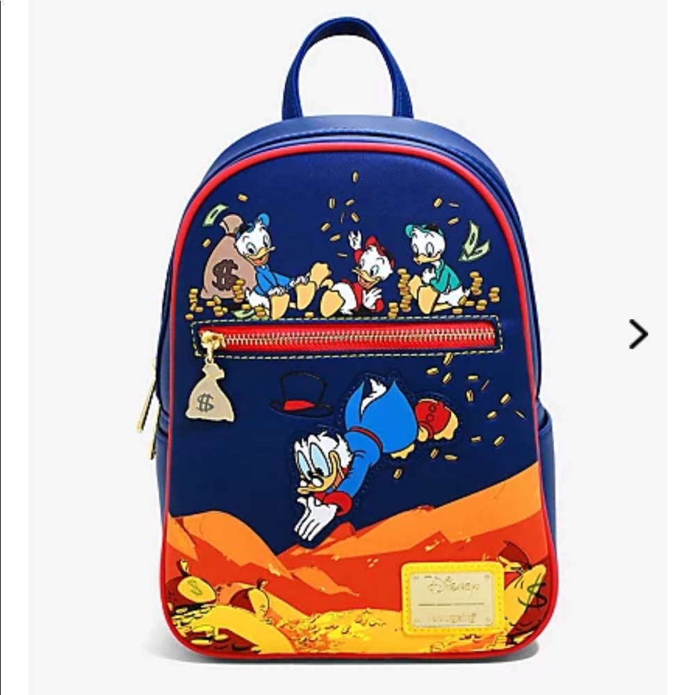 Loungefly Disney DuckTales Gold Coin Mini Backpack - Picture 1 of 5